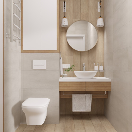 Комплект 6 в 1 Lavinia Boho Bristol Rimless 75110211, премиум со стеклянной черно-белой клавишей, инсталляцией и унитазом