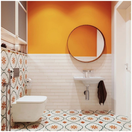 Комплект 6 в 1 Lavinia Boho One Rimless 75110117, премиум с каменной черно-серой клавишей, инсталляцией и унитазом