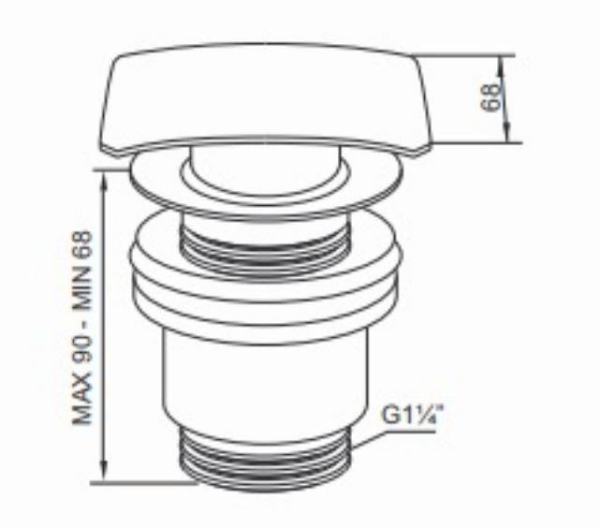 Донный клапан Winkiel Rawiplast A129