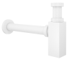 Металлический сифон для раковины Vimarr Drainage 5180052000, матовый белый