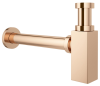 Металлический сифон для раковины Vimarr Drainage 5180054500, розовое золото