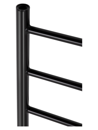 Полотенцесушитель водяной Vimarr Briz PSV-13VMRB58BL 500х800 лесенка, с фитингами в комплекте, черный матовый