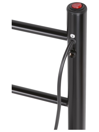 Полотенцесушитель электрический Vimarr Kaskad PSK-VMRKe58BL 500х800, черный матовый