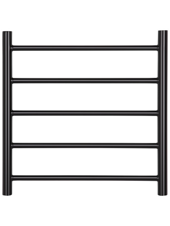 Полотенцесушитель водяной Vimarr Briz PSV-13VMRB56BL 500х600 лесенка, с фитингами в комплекте, черный матовый