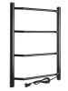 Электрический полотенцесушитель Vimarr Kaskad PSKkVMRKe46BL 400х600, черный матовый