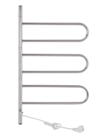 Электрический полотенцесушитель Vimarr Kaskad PSNkVMRKe4575Cr 450x750 поворотный с греющим кабелем, хром