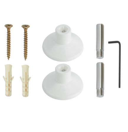 Электрический полотенцесушитель Vimarr Kaskad PSNkVMRKe4575W 450x750 поворотный с греющим кабелем, белый матовый