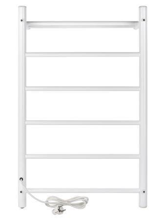 Полотенцесушитель электрический Vimarr Kaskad LNK-VMRKeP58W 500х800 лесенка, с полкой, белый
