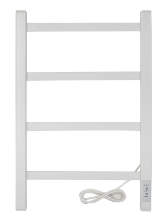 Полотенцесушитель электрический профильный Vimarr Kaskad LNK-VMRKePT46W 400х600 лесенка, белый матовый