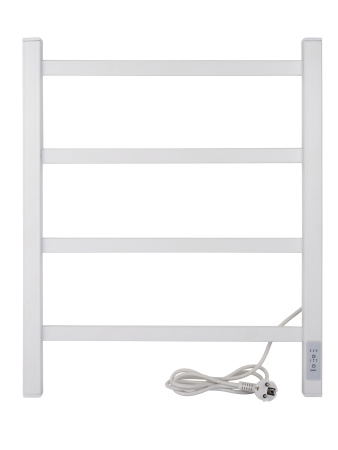 Полотенцесушитель электрический профильный Vimarr Kaskad LNK-VMRKePT56WM 500х600 лесенка, белый матовый