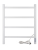 Полотенцесушитель электрический профильный Vimarr Kaskad LNK-VMRKePT56WM 500х600 лесенка, белый матовый