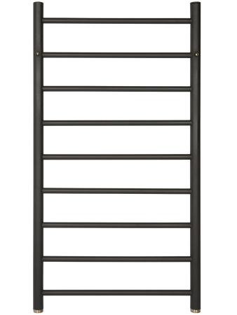 Полотенцесушитель водяной Vimarr Briz LNK-13VMRB51BM 500х1000 лесенка, с фитингами в комплекте, черный муар