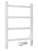 Полотенцесушитель электрический профильный Vimarr Kaskad LNK-VMRKePT46W 400х600 лесенка, белый матовый