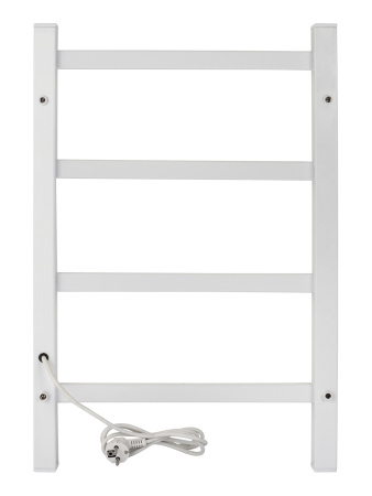 Полотенцесушитель электрический профильный Vimarr Kaskad LNK-VMRKePT46W 400х600 лесенка, белый матовый