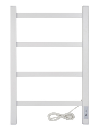 Полотенцесушитель электрический профильный Vimarr Kaskad LNK-VMRKePT46WM 400х600 лесенка, белый матовый