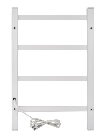 Полотенцесушитель электрический профильный Vimarr Kaskad LNK-VMRKePT46WM 400х600 лесенка, белый матовый