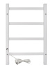 Полотенцесушитель электрический профильный Vimarr Kaskad LNK-VMRKePT46WM 400х600 лесенка, белый матовый