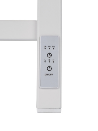 Полотенцесушитель электрический профильный Vimarr Kaskad LNK-VMRKePT56WM 500х600 лесенка, белый матовый