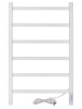Полотенцесушитель электрический профильный Vimarr Kaskad LNK-VMRKePT58WM 500х800 лесенка, белый матовый