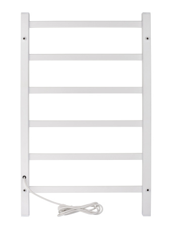 Полотенцесушитель электрический профильный Vimarr Kaskad LNK-VMRKePT58WM 500х800 лесенка, белый матовый