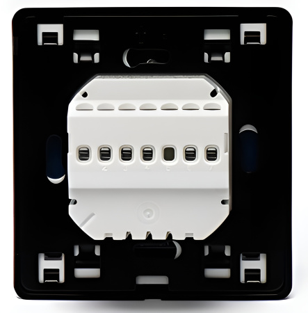 Терморегулятор Vimarr (черный) программируемый с ЖК дисплеем с двумя датчиками/до3,5 кВт (встраиваемый) 540TM51.716-0012