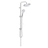 Душевая система Vimarr S04 550S0422C300 без смесителя, верхний душ круглый 220 мм, ручной душ 3 функции, хром