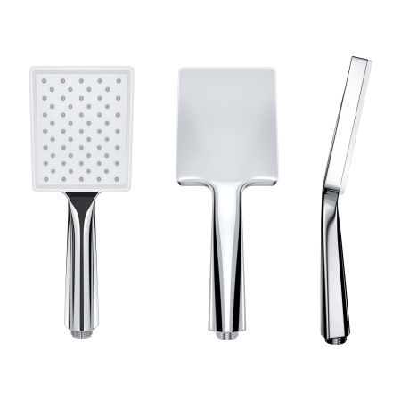Душевая система Vimarr S05 550S0522S300 без смесителя, верхний душ квадратный 220х220 мм, ручной душ 3 функции, хром