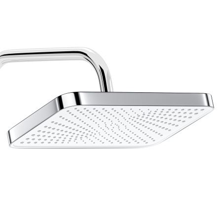 Душевая система Vimarr S16 550S163020R300 без смесителя, верхний душ прямоугольный 300х200 мм, ручной душ 3 функции, хром