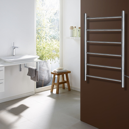 Полотенцесушитель электрический Vimarr Kaskad Mega LNK-LMVMRKe58Cr 500х800 лесенка, хром