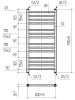 Полотенцесушитель водяной Vimarr Saturn PSV-LM70VMRS51Cr 500х1000 лесенка, хром Полотенцесушитель водяной Vimarr Saturn PSV-LM70VMRS51Cr 500х1000 лесенка, хром