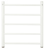 Полотенцесушитель водяной Vimarr Briz Mega LNK-LM13VMRB56W 500х600 лесенка, белый