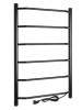 Полотенцесушитель электрический Vimarr Kaskad Mega LM-PSKkVMRKe58BL 500х800 лесенка, черный матовый