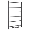Полотенцесушитель электрический Vimarr Kaskad PSK-VMRKe58BL 500х800, черный матовый