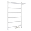Полотенцесушитель электрический Vimarr Kaskad LNK-VMRKeP58W 500х800 лесенка, с полкой, белый