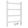 Полотенцесушитель электрический профильный Vimarr Kaskad LNK-VMRKePT46W 400х600 лесенка, белый матовый
