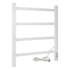 Полотенцесушитель электрический профильный Vimarr Kaskad LNK-VMRKePT56WM 500х600 лесенка, белый матовый