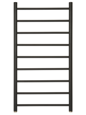 Полотенцесушитель водяной Vimarr Briz Mega LNK-LM13VMRB51BM 500х1000 лесенка, черный матовый (муар)