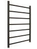 Полотенцесушитель водяной Vimarr Briz Mega LNK-LM13VMRB58BM 500х800 лесенка, черный матовый (муар)