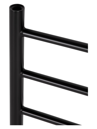 Полотенцесушитель водяной Vimarr Briz Mega PSV-LM13VMRB56BL 500х600 лесенка, черный матовый