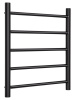 Полотенцесушитель водяной Vimarr Briz Mega PSV-LM13VMRB56BL 500х600 лесенка, черный матовый
