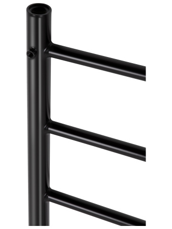 Полотенцесушитель водяной Vimarr Briz Mega PSV-LM13VMRB58BL 500х800 лесенка, черный матовый