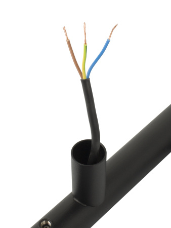 Полотенцесушитель электрический Vimarr Kaskad Mega LNK-LMVMRKe0411LTS56BM 500х600 лесенка, с термостатом и скрытым подключением, черный матовый (муар)