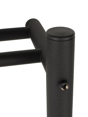 Полотенцесушитель электрический Vimarr Kaskad Mega LNK-LMVMRKeP58BM 500х800 лесенка, с полкой, черный матовый (муар)