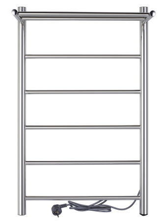 Полотенцесушитель электрический Vimarr Kaskad Mega LNK-LMVMRKeP58Cr 500х800 лесенка, с полкой, хром