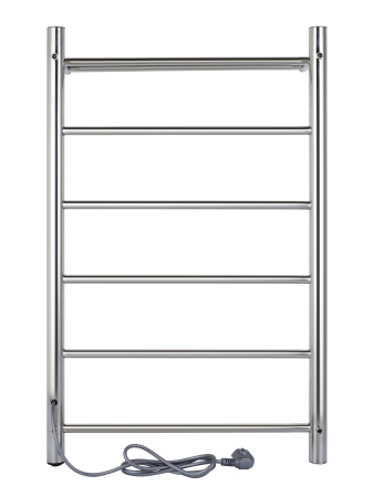 Полотенцесушитель электрический Vimarr Kaskad Mega LNK-LMVMRKeP58Cr 500х800 лесенка, с полкой, хром