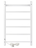 Полотенцесушитель электрический Vimarr Kaskad Mega LNK-LMVMRKeP58W 500х800 лесенка, с полкой, белый