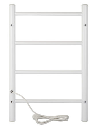 Полотенцесушитель электрический Vimarr Kaskad Mega LNK-LMVMRKeT46W 400х600 лесенка, с термостатом и скрытым подключением, белый