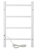 Полотенцесушитель электрический Vimarr Kaskad Mega LNK-LMVMRKeT46W 400х600 лесенка, с термостатом и скрытым подключением, белый