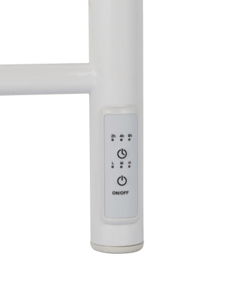 Полотенцесушитель электрический Vimarr Kaskad Mega LNK-LMVMRKeT46W 400х600 лесенка, с термостатом и скрытым подключением, белый