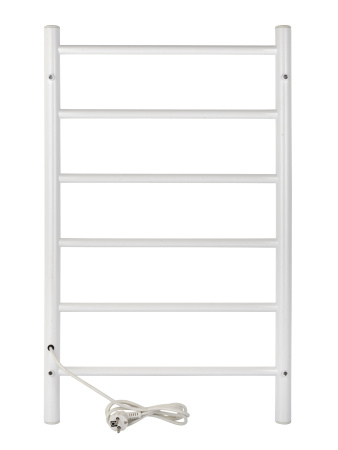 Полотенцесушитель электрический Vimarr Kaskad Mega LNK-LMVMRKeT58W 500х800 лесенка, с термостатом и скрытым подключением, белый